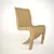 Modern Plywood Chair 3D model small image 1