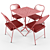 Foldable Chair & Leaf Table 3D model small image 1