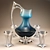 Elegant Art Nouveau Pitcher Set 3D model small image 1