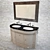 Elegant Eurodesign Washbasin 3D model small image 2