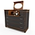 Modern Lift-Top Dresser 3D model small image 1