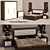 Title: Martel 2-Piece Bedroom Set 3D model small image 1