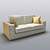 Roy Bosh Evansville Sofa 3D model small image 1