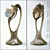 Elegance Resurrected: Art Nouveau Table Lamp 3D model small image 1