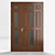 Wooder Exterier 09: Elegant and Durable Door 3D model small image 1