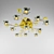 Elegant Crystal Chandelier 3D model small image 1