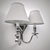 Elegant Diamond Wall Lamp 3D model small image 2