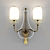 Luxury Contemporary Sconce by Prearo 3D model small image 1