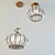 Odeon ASULA Pendant Light: Stylish and Adjustable 3D model small image 1