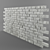 Modular Brick Wall: Customizable and Versatile 3D model small image 1