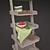 Rustic Staircase Shelf 3D model small image 2