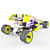 Speed Demon Lego Champion Racer 3D model small image 2