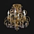 Elegant Italian Chandelier: Gallo M 521 CR 3D model small image 1