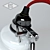 Elegant Hector Bibendum Red Light 3D model small image 2