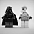 Intergalactic Battle: Darth Vader & Stormtrooper 3D model small image 1