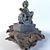 Elegant Statue: 3D Model with Textures 3D model small image 1