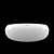 Belbagno BB18 Acrylic Oval Bathtub 3D model small image 1