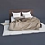 Luxury Bedding with IL Loft Fabrics 3D model small image 1