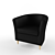 Cozy and Stylish: Ikea Tulsta Chair 3D model small image 1