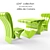 Giancarlo Zema's Leaf Furniture Set 3D model small image 1