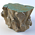 Natural Stump Table with Textures 3D model small image 1