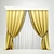 Elegant Drapes in Classic Style 3D model small image 1