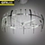 Elegant CITILUX Chandelier 3D model small image 1