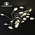 Cartaflex Ceiling Chandelier | Catellani & Smith 3D model small image 1