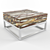 Driftwood Acrylic Coffee Table 3D model small image 1