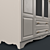 Provence Style Wardrobe: Elegant and Spacious 3D model small image 2