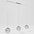 Sleek Mercur Hanging Lamp 3D model small image 1