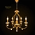 Elegant Crystal Chandelier - Kolarz Carat 3D model small image 1