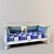 Carolina Cot: Modern Design 3D model small image 2