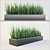 Quaint Grass-filled Flowerpot 3D model small image 1