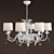 Italian Masiero 6200 8-Light Chandelier 3D model small image 1