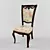 Elegant Vintage Chair 3D model small image 1