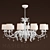 Elegant Masiero 6200 Chandelier 3D model small image 1