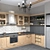 Textured Kitchen 3D model small image 2