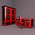 Cinema 4D Furniture Set 3D model small image 1