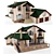 Cozy Cottage Retreat 3D model small image 1