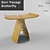 Elegant Butterfly Stool: Japanese Design 3D model small image 1