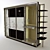 Contrast Cupboard - Stylish Wardrobe Solution 3D model small image 2