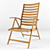 Terrace Accent: Stylish Garden Chair 3D model small image 1