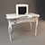 Fendi Casa Lady Desk: Sleek and Elegant 3D model small image 1