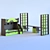 Multi-Purpose Bedroom Set 3D model small image 1