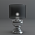 Elegant Pagoda Table Lamp 3D model small image 1