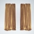 Golden Elegance Curtain 3D model small image 1