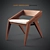 Modern Design Hank Chair 3D model small image 1