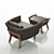Breezy Comfort: Bright Group Aaron Lounge 3D model small image 2