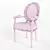 Halley Italian Chair: Stylish and Comfortable 3D model small image 1